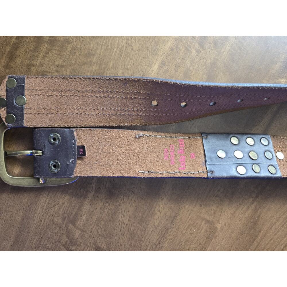 Lucky Brand Leather Belt 38 - Picture 2 of 4